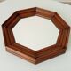 Vintage octagonal mirror 30*30cm