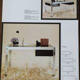Minimalist “Pythagore” model desk by Georges Frydman for EFA, 1970