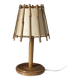 Vintage rattan lamp from the 60s