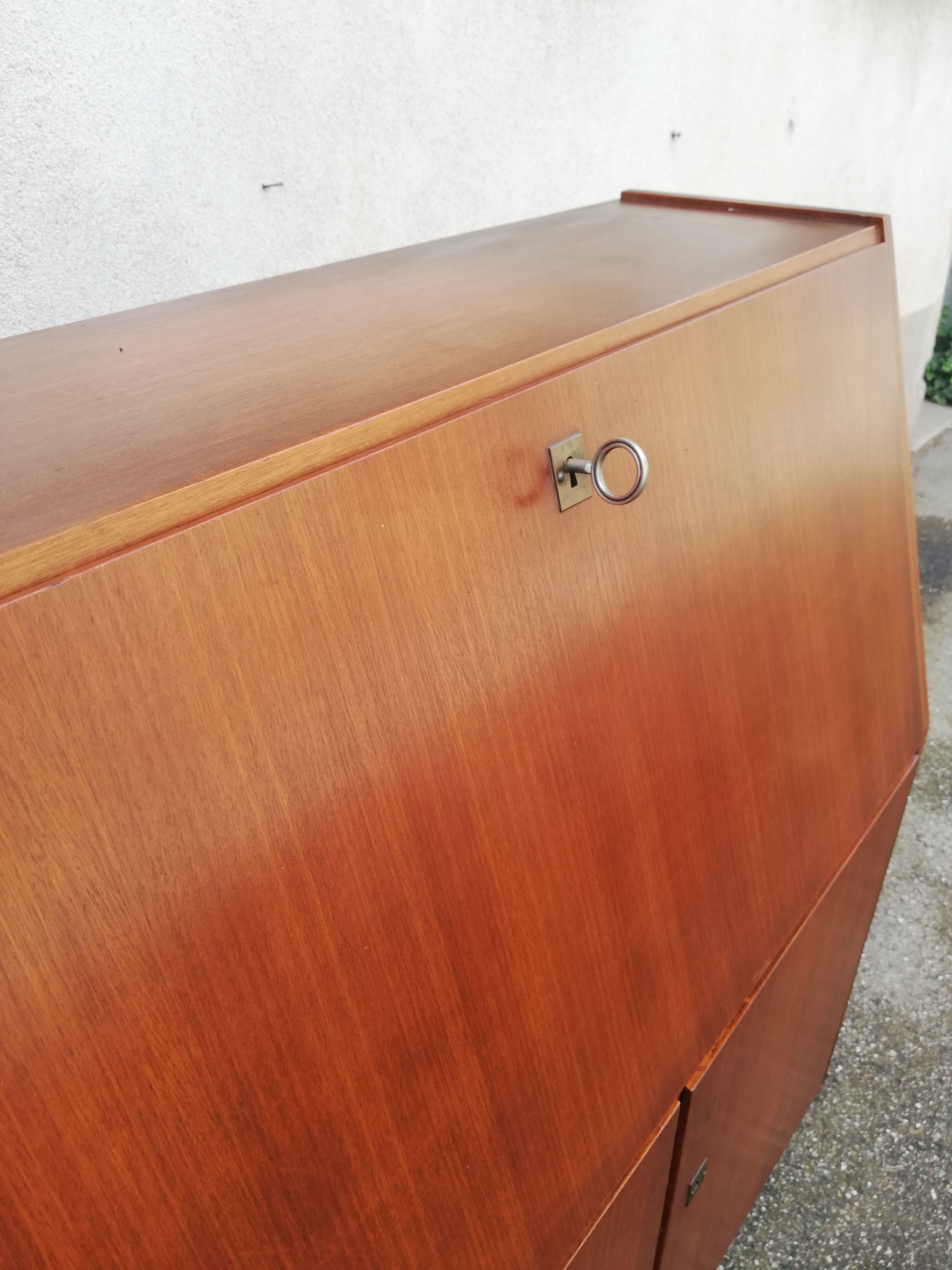 Vintage secretary 2 doors 1 flap