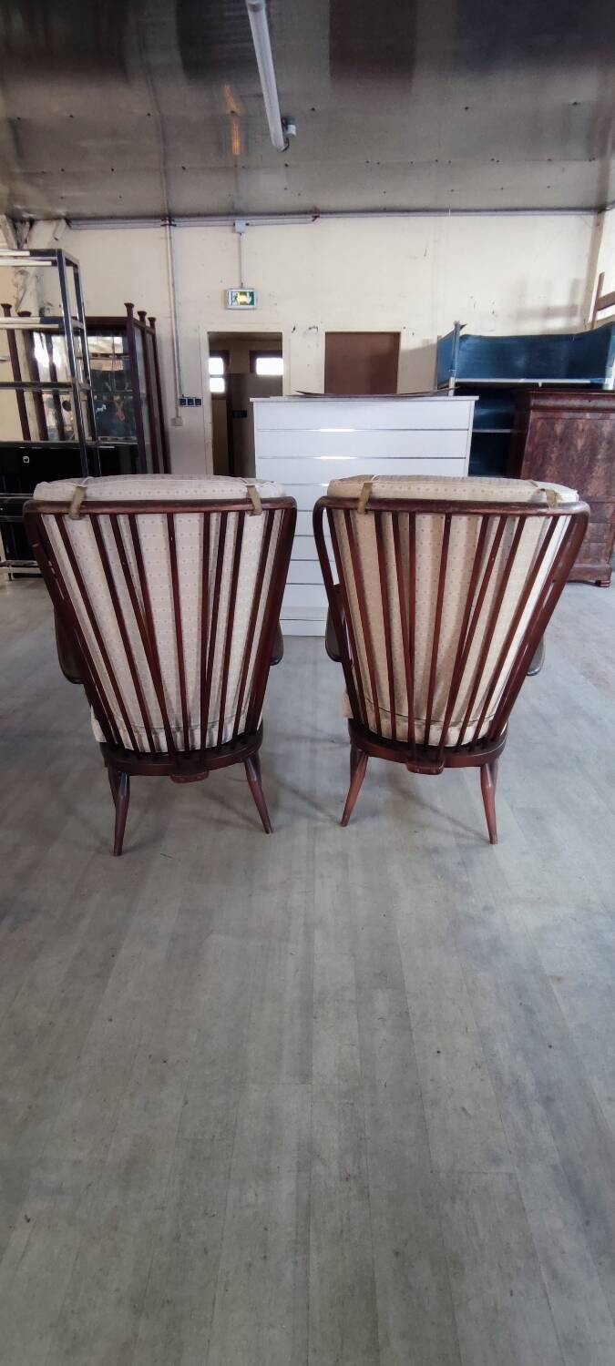 Pair of Ercol armchairs
