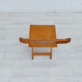 Paire de 3 chaises des années 60, design danois, pliantes, contreplaqué