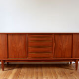 Vintage Scandinavian row Skovby Möbler model 63