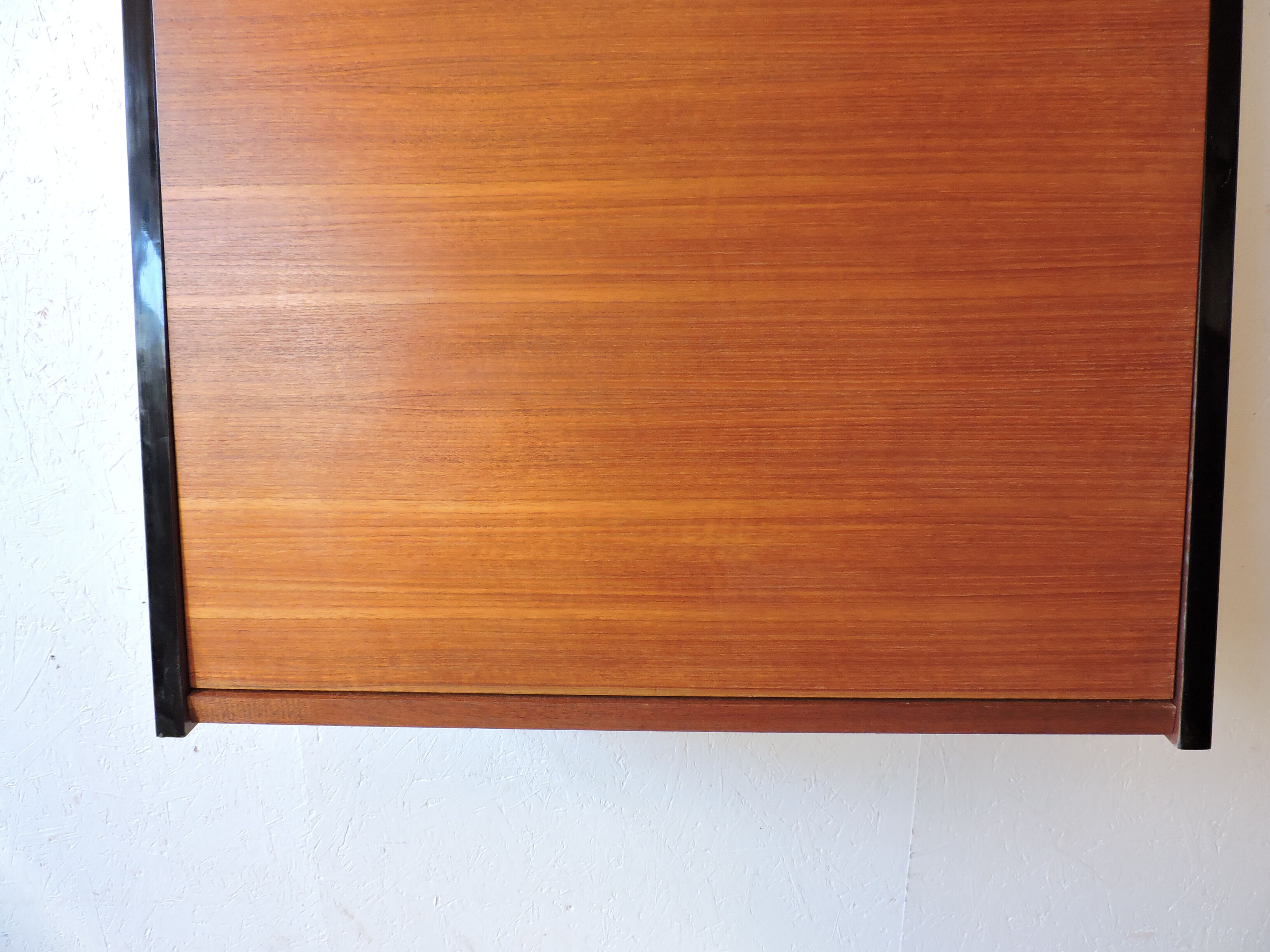 Teak wall-mounted secretary from the 50s / 60s