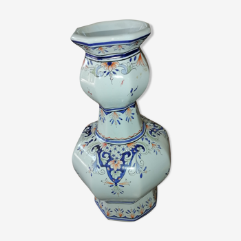 Vase  décor rouen