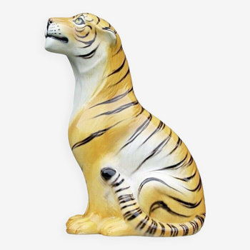 Ceramic tiger, Italy, 1970