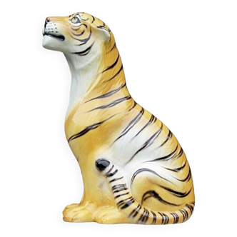 Ceramic tiger, Italy, 1970
