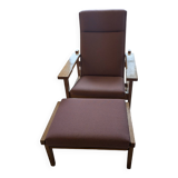 Wegner GE-163A et repose-pieds.