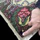 Kirman pistachio Persian rug 298x208 cm