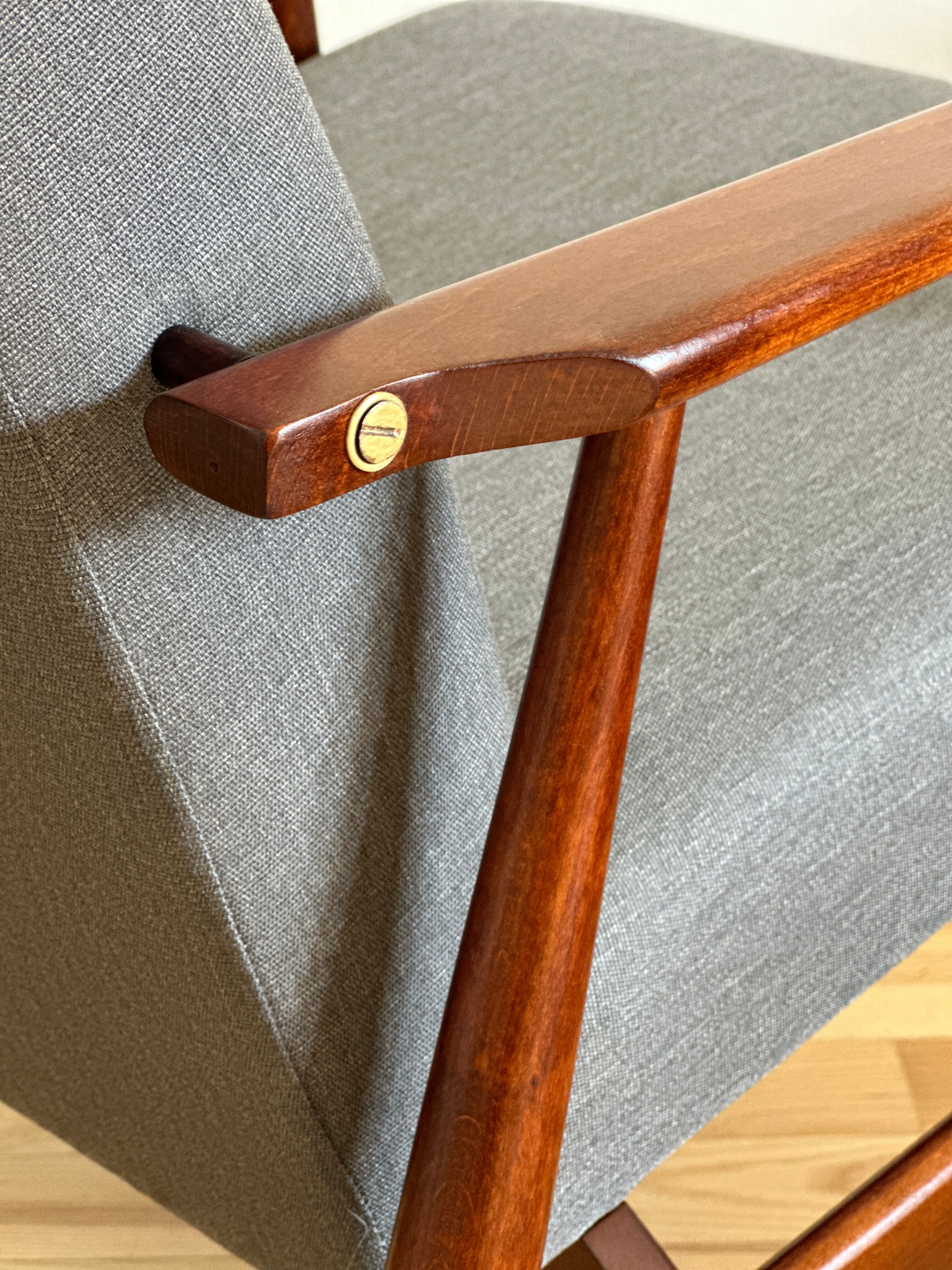 Pair of armchairs by Henryk Lis, Europe, 1960