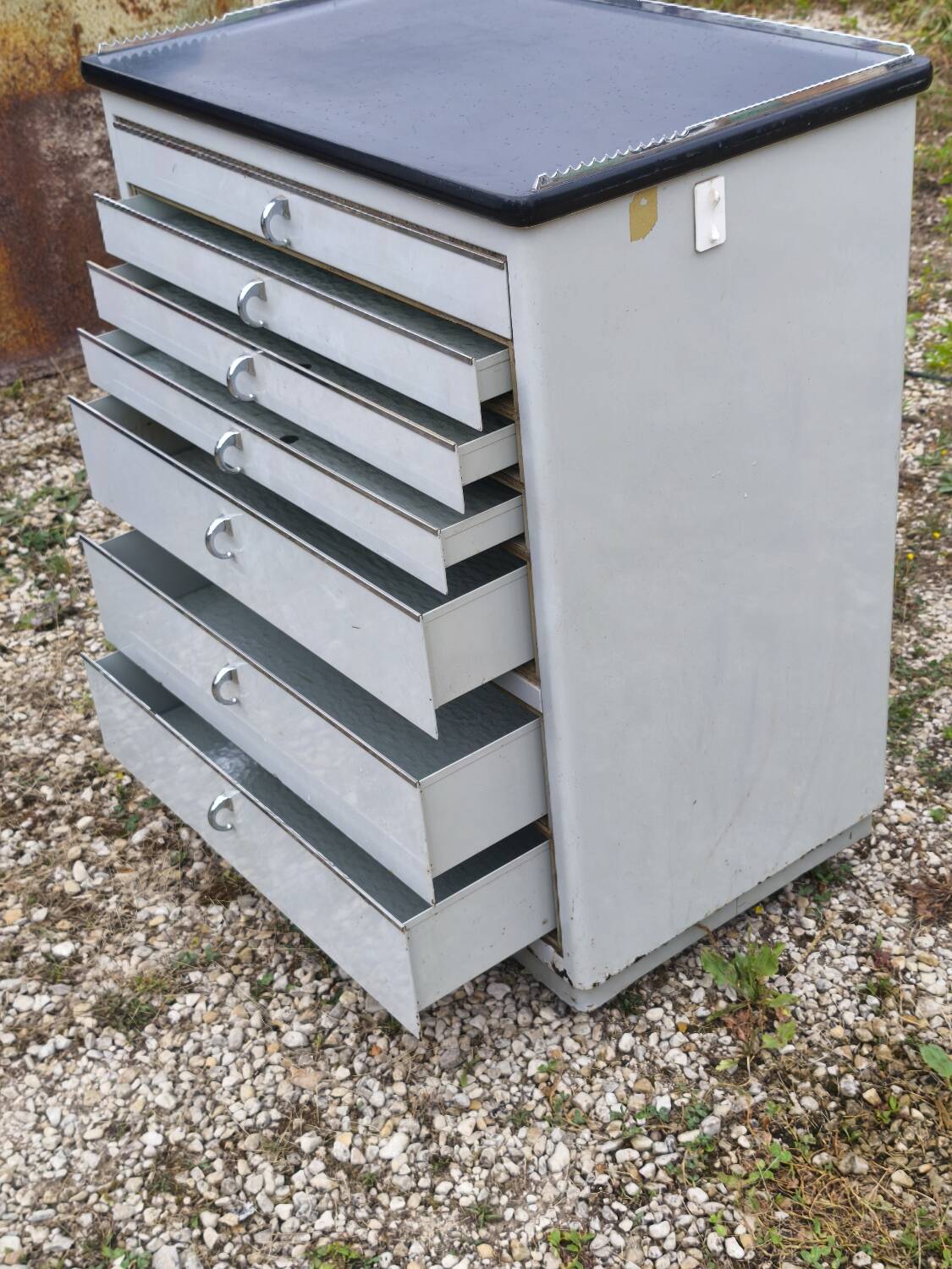 Antique dentist's cabinet