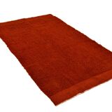 4x7 Kilim Terracotta Contemporary Kilim Area Rug, 120x205Cm