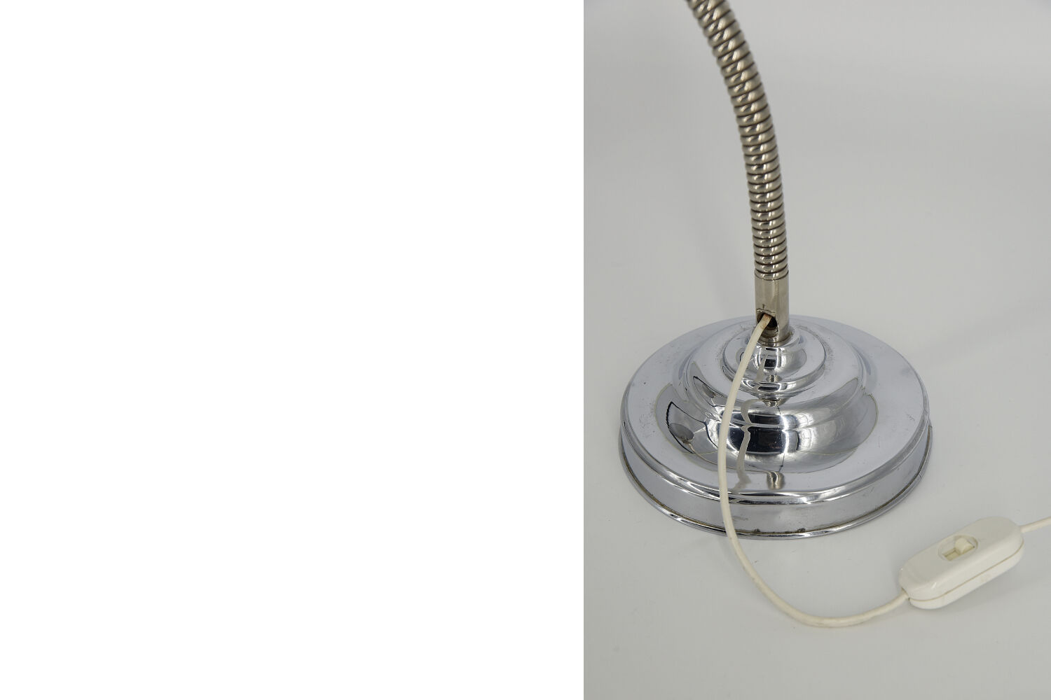 Vintage Scandinavian Chrome Desk Lamp, 1960s