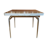 Formica table with extension cords