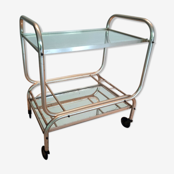 Art deco style bar cart