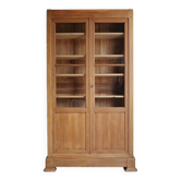 Oak display cabinet bookcase