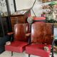 Paire de fauteuils de cinéma vintage