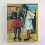 Tableau "Les deux filles"