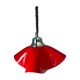 Ceiling pendant lamp / vintage and retro ceiling lamp / 1970s / red colour