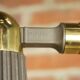 Brass floor lamp design by Sische 50-60 years