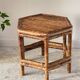 Table basse en bambou vintage