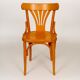 Bistro chair palm tree backrest, natural beech varnished
