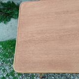 Vintage antique rattan desk