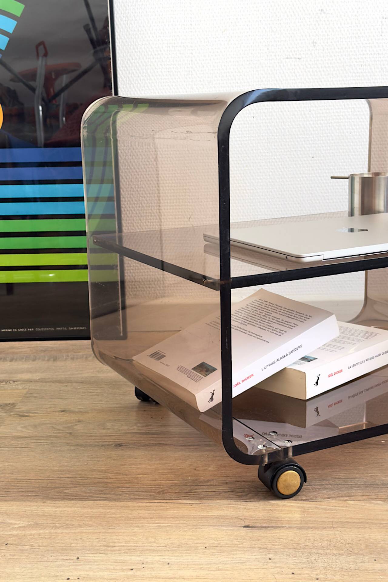Smoked Plexiglas coffee table
