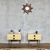 Paire de chevet : table de nuit vintage