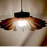 Wooden hanging lamp
