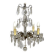 Lustre début XXème en cristal de bohème
