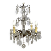 Lustre début XXème en cristal de bohème