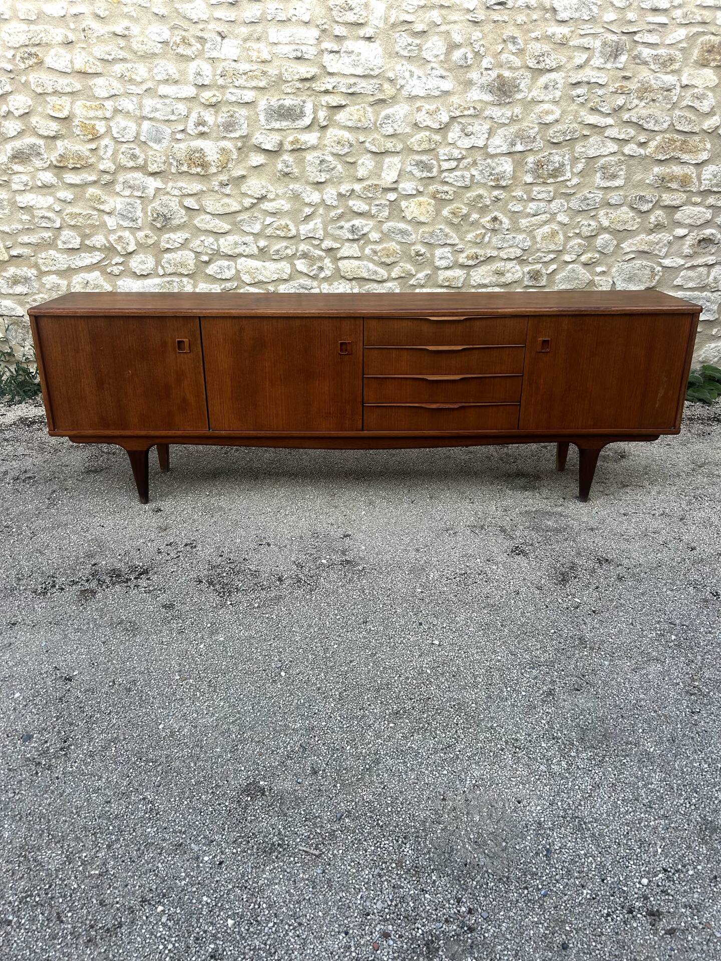 Vintage Scandinavian sideboard - 250 cm