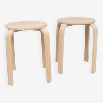 Pair of Ikea frosta stools 1980