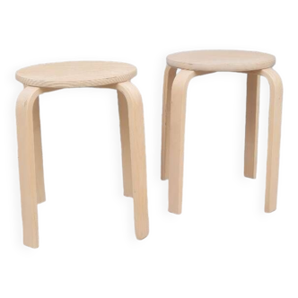 Pair of Ikea frosta stools 1980