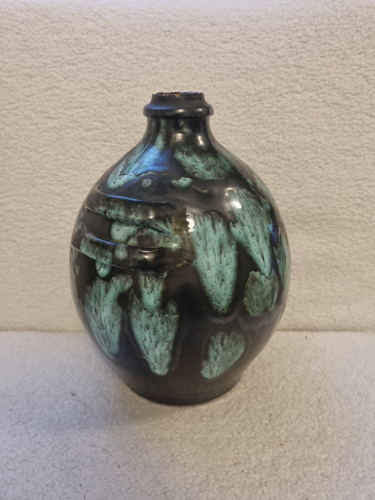 Vase ball with handles art deco year 30