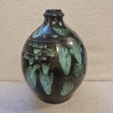 Vase ball with handles art deco year 30