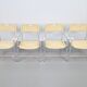 Mid-Century Tossa Wicker Folding Chairs by Hilbrant, Italy, 1960s, Set of 4