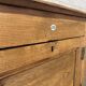 Brutalist countryside wardrobe in raw oak