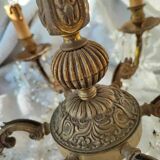 Bohemian crystal chandelier, 6 lights