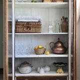 Old showcase bookcase - H216 cm