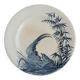 Old pheasant plate in Longwy ceramic