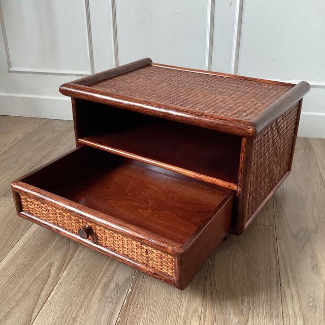 Chevet en rotin Roche-Bobois