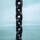 Brutalist metal candlestick, minimalist iron candlestick.