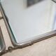 Miroir de barbier triptyque biseauté vintage