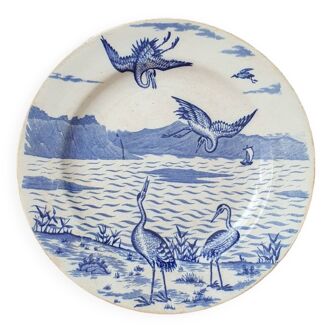 Old earthenware plate