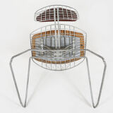 Set of six Beaubourg chairs designed by Michel Cadesin and Georges Laurent for the Centre Pompidou