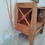 Pair of bedside tables in oak workshop Saint Sabin year 1950
