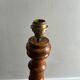Vintage turned wooden lamp base