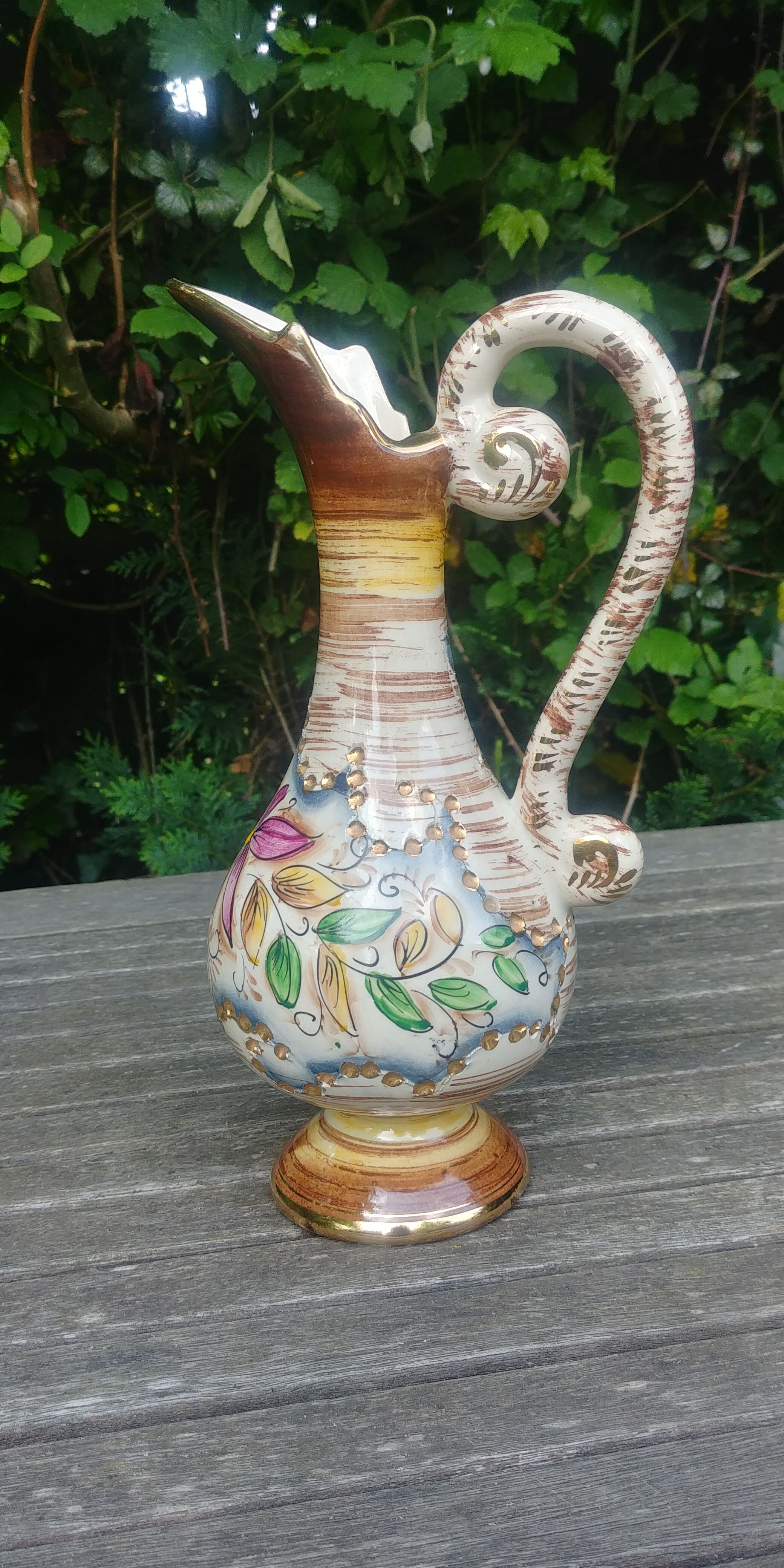 Carafe in porcelain from the faiencerie H Bequet Belgium